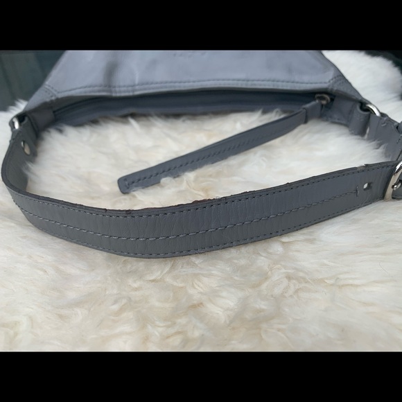 Light grey Coach leather handbag - Picture 5 of 11